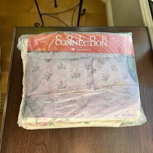 Vintage West Point Pepperell Double 4 piece Set  Floral Country Charm rose Ann